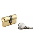 THIRARD - Cylindre de serrure double entrée SA  30x30mm  anti-arrachement  laiton  vis 50mm 3 clés
