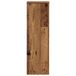 vidaXL Supports pour plantes 2 Pièces vieux bois bois d'ingénierie
