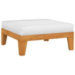 vidaXL Salon de jardin 8 Pièces avec coussins Bois d'acacia solide
