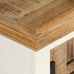 vidaXL Meuble TV 118 x 30 x 40 cm Bois de manguier massif