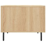 vidaXL Tables basses 2 Pièces chêne sonoma 50x50x40 cm bois d'ingénierie