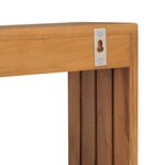vidaXL Porte-serviette mural 35x20x35 cm Bois de teck solide