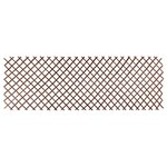 Nature Treillis de jardin 60x180 cm saule naturel marron