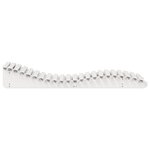 vidaXL Chaise longue blanc 205x70x31 5 cm bois massif de pin