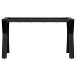 vidaXL Pieds de table basse cadre en Y 80x40x43 cm acier