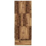 vidaXL Cadre de lit de rangement en bois vieilli 90x200 cm