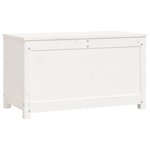 vidaXL Boîte de rangement Blanc 80x40x45 5 cm Bois massif de pin