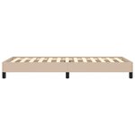 vidaXL Cadre de lit Cappuccino 90x190 cm Similicuir