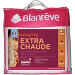 Couette extra chaude en microfibre 140 x 200 cm - Blanc