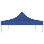 vidaXL Toit de tente de réception 4 5x3 m Bleu 270 g/m²