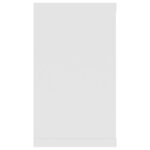 vidaXL Étagères cube murales 2Pièces Blanc 80x15x26 5cm bois d'ingénierie