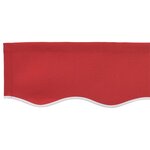 vidaXL Valence d'Auvent pour Cadre de 2.5 m Rouge 2.3x0.2 m