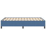 vidaXL Cadre de Lit Bleu 140x200 cm Tissu en Corde