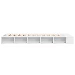 vidaXL Cadre de lit sans matelas blanc 90x200 cm