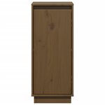 vidaXL Buffet Marron miel 31 5x34x75 cm Bois massif de pin