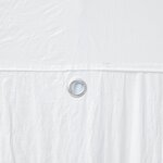 vidaXL Tente de Fête Blanche 4x4 m PE