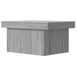 vidaXL Table basse sonoma gris 80x55x40 cm bois d'ingénierie