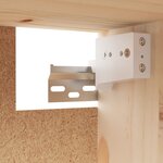 vidaXL Meubles TV 3 Pièces bois massif de pin