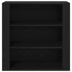 vidaXL Highboard Chêne Noir Bois d'ingénierie