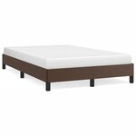 vidaXL Cadre de lit sans matelas marron 120x200 cm similicuir