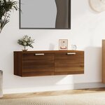 vidaXL Armoire murale Chêne marron 100x36 5x35 cm Bois d'ingénierie