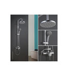 Rousseau colonne de douche avec robinet mitigeur mécanique timaru chrome
