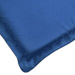 vidaXL Coussin de chaise de terrasse bleu royal (75+105)x50x4 cm