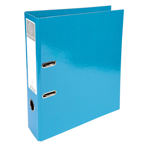 Classeur à levier D70mm Prem'Touch Iderama Turquoise EXACOMPTA
