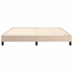 vidaXL Cadre de lit Cappuccino 160x200 cm Similicuir