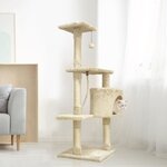 Arbre à chat 40 x 40 x 114 cm - Beige
