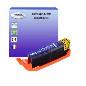 Cartouche compatible avec Canon Pixma TS8350, TS8351, TS8352, TS9100, TS9150, TS9155 remplace Canon CLI581 XL Photo Bleue - T3AZUR