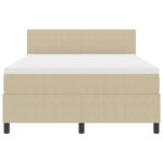 vidaXL Lit avec Sommier avec Matelas Vert Lime 140x200 cm en Tissu en Velours Côtelé