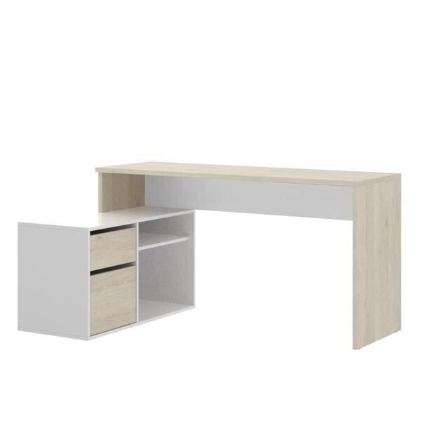 Bureau d'angle réversible avec rangement ROX