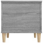 vidaXL Table basse Sonoma gris 60x44 5x45 cm Bois d'ingénierie
