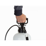 Vaporisateur à pression  lance  buse réglable  indicateur de niveau  sangle  8 L  système à pompe  blanc/noir