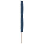 vidaXL Tête de Lit LED Bleue Tissu 200 cm Moderne Tête de Lit LED