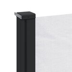 vidaXL Auvent latéral rétractable blanc 140x300 cm