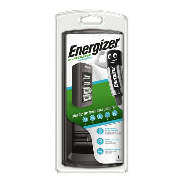Chargeur de piles universel pour format AA - AAA - C - D - 9V