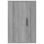 vidaXL Meuble TV mural Sonoma gris 40x34 5x60 cm