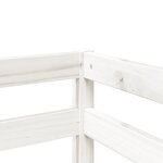 vidaXL Lit mezzanine d'enfants sans matelas 90x200 cm bois pin massif