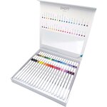 Coffret de 40 feutres pointe fine Emott Couleurs assorties CF PEMSY/40 001 UNI-BALL
