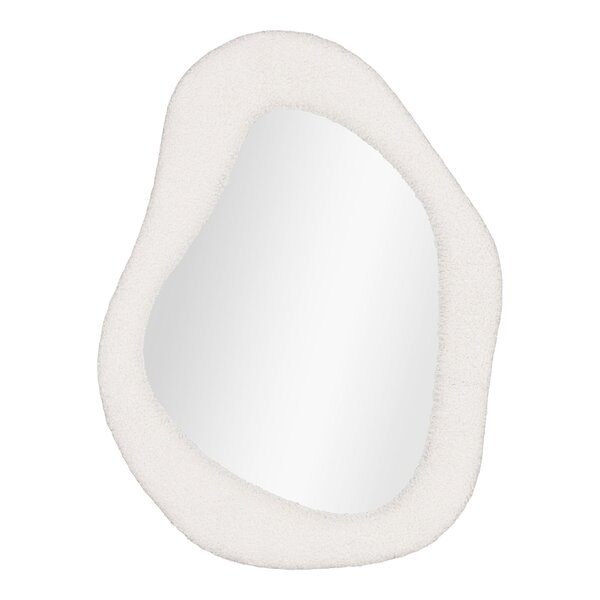 Miroir organique blanc 46 5 x 61 cm