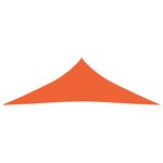 Vidaxl voile d'ombrage 160 g/m² orange 4x4x5 8 m pehd