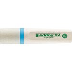 Surligneur Ecoline 24 Bleu clair Pointe Biseautée 2-5 mm x 6 EDDING