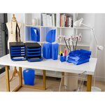 Module De Classement Big Box 4 Tiroirs Iderama - Bleu Glacé - Exacompta
