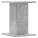vidaXL Supports pour plantes 2 Pièces gris béton bois d'ingénierie