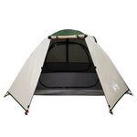 vidaXL Tente de camping à dôme 2 personne vert imperméable