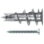 Fischer fixations métalliques de plaque de plâtre avec vis 100 pcs