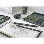 Étui de 5 crayons graphite Castell 9000 Jumbo HB 2B 4B 6B 8B x 10 FABER-CASTELL