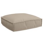 vidaXL Set de coussins de palette 2 pièces taupe en tissu oxford